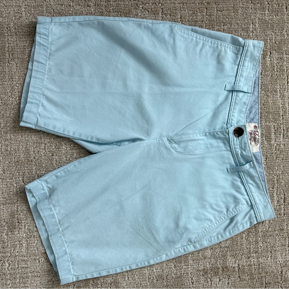 Original Penguin Sky Blue Men's Flat Front Shorts